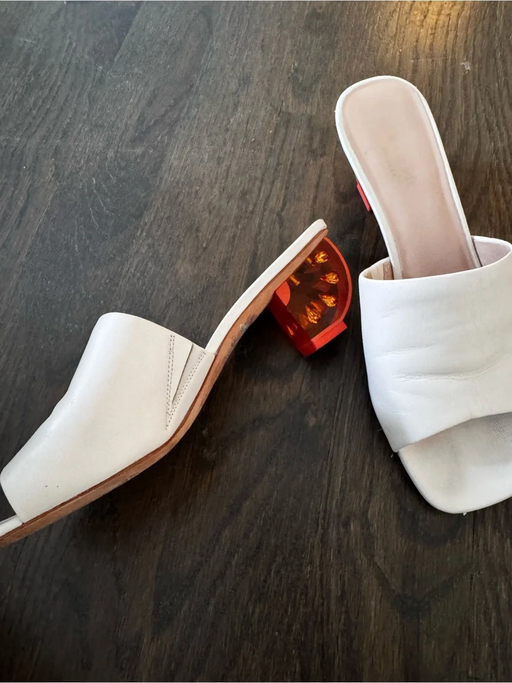 Kate Spade Citrus Slide Sandals in white/parchment - Picture 4 of 7